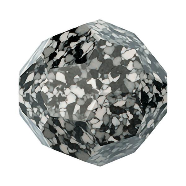 Swarovski Crystal Beads 5000/B 8 mm Marbled Black