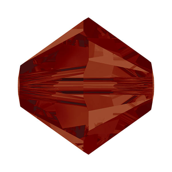Swarovski Crystal Beads 5328 5 mm Crystal Red Magma