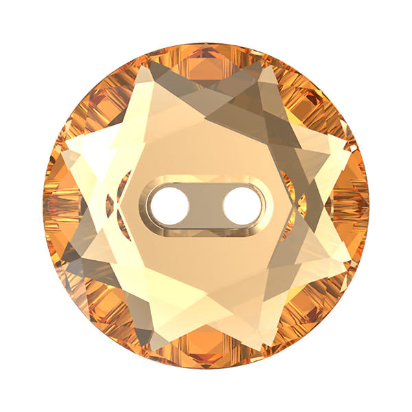 Swarovski Crystal Buttons 3014 30 mm Light Colorado Topaz M