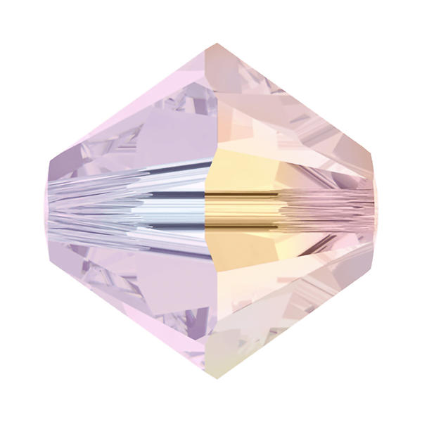 Swarovski Crystal Beads 5328 4 mm Rose Water Opal AB 2X