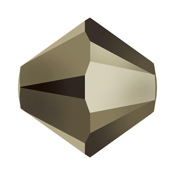 Swarovski Crystal Beads 5328 3 mm Crystal Metallic Light Gold 2X