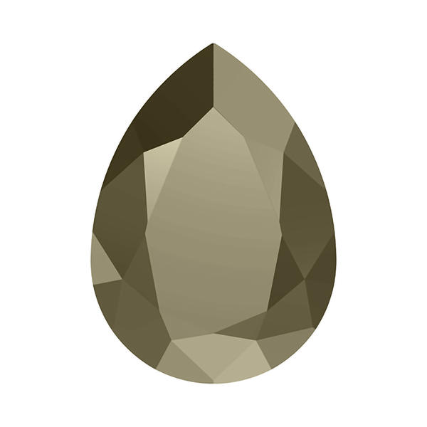Swarovski Fancy Stones 4320 6 x 4 mm Crystal Metallic Light Gold F