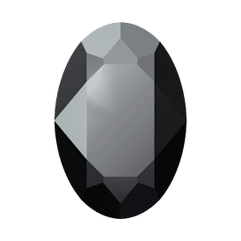 Swarovski Fancy Stones 4120 8 x 6 mm Jet Hematite