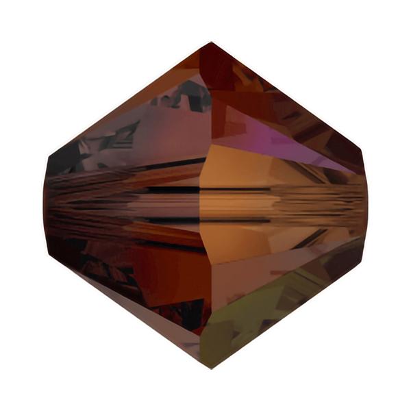 Swarovski Crystal Beads 5328 3 mm Mocca AB 2X