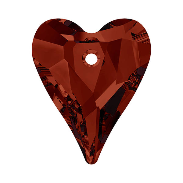 Swarovski Crystal Pendants 6240 17 mm Crystal Red Magma
