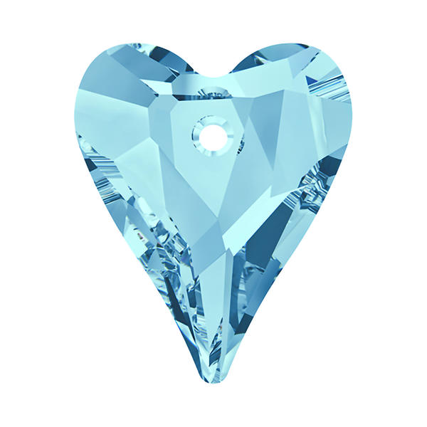 Swarovski Crystal Pendants 6240 12 mm Aquamarine