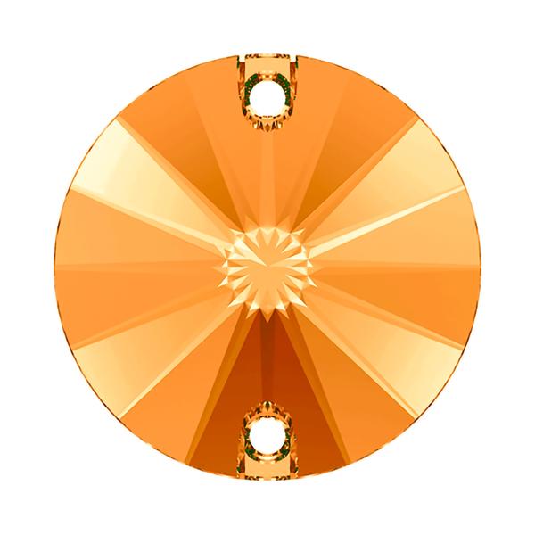 Swarovski Sew-on Crystals 3200 18 mm Topaz F