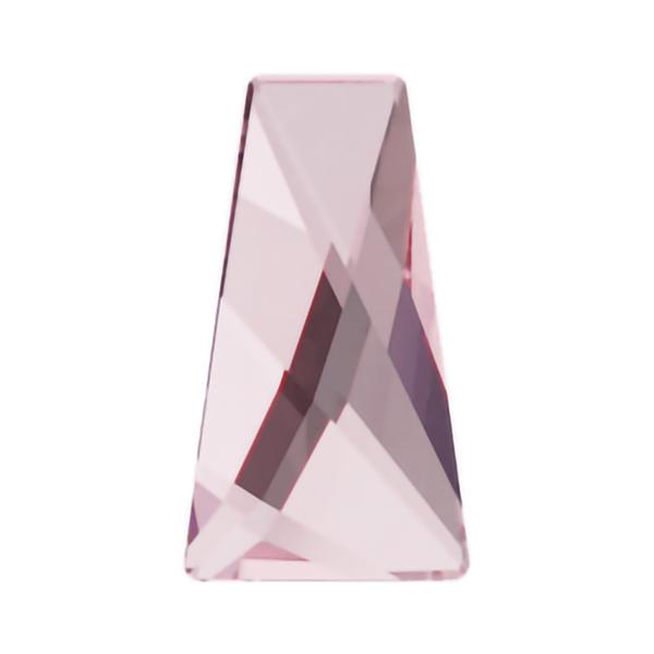 Swarovski Flatback Crystals 2770 12 x 7 mm Light Rose F