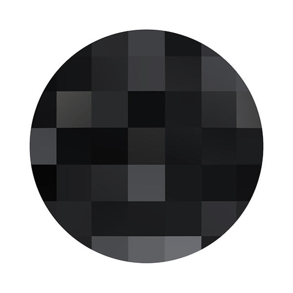 Swarovski Flatback Crystals 2035 14 mm Jet Unfoiled