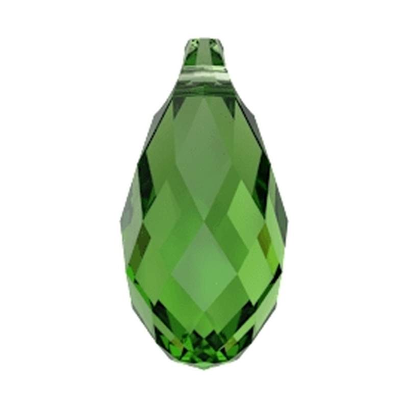 Swarovski Crystal Pendants 6010 11 x 5,5 mm Fern Green