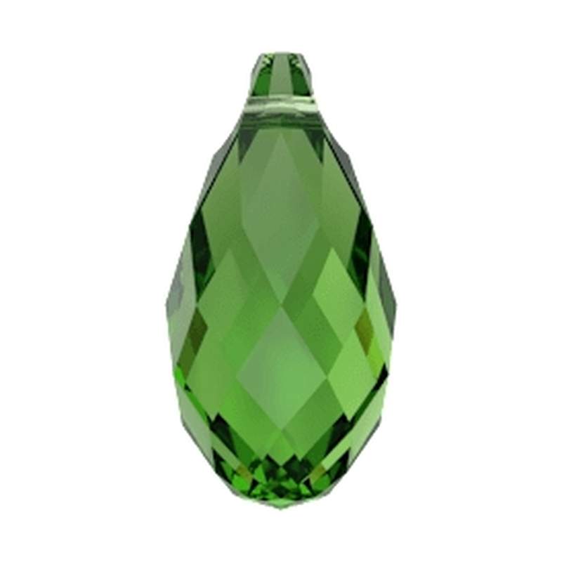 Swarovski Crystal Pendants 6010 13 x 6,5 mm Fern Green