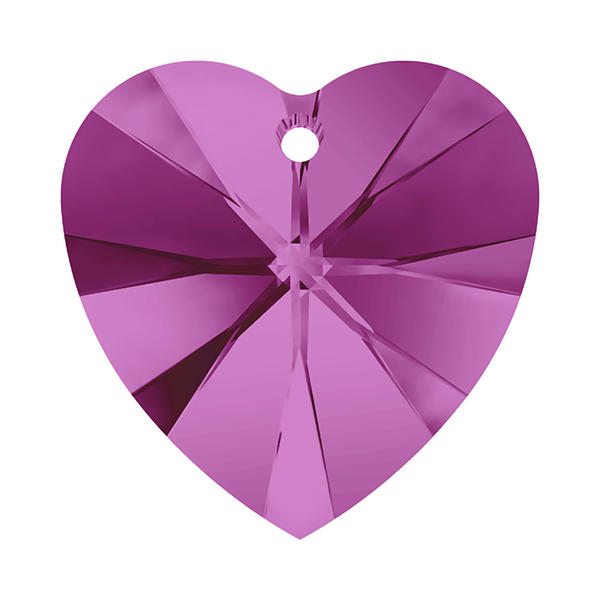 Swarovski Crystal Pendants 6228 14,4 x 14 mm Fuchsia