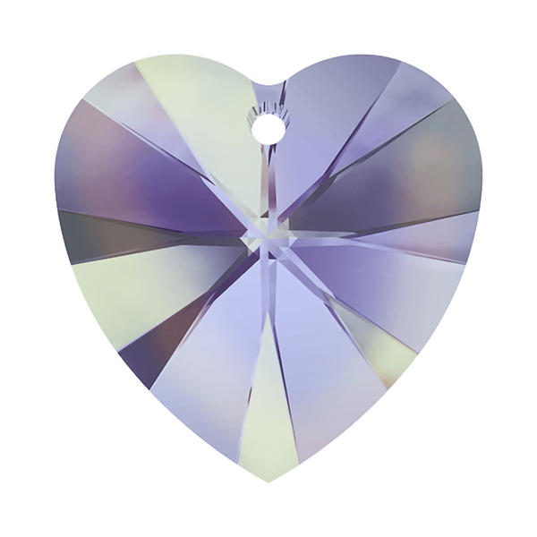 Swarovski Crystal Pendants 6228 14,4 x 14 mm Crystal Vitrail Light