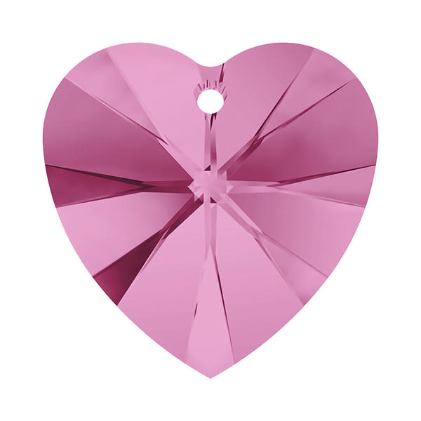 Swarovski Crystal Pendants 6228 18 x 17,5 mm Rose