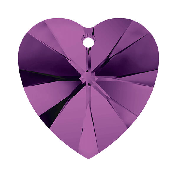 Swarovski Crystal Pendants 6228 18 x 17,5 mm Amethyst