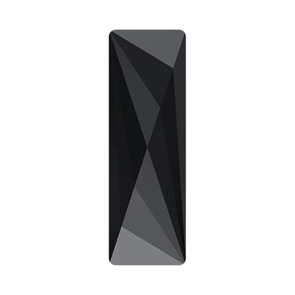 Swarovski Flatback Crystals 2570 50 x 16 mm Jet Unfoiled