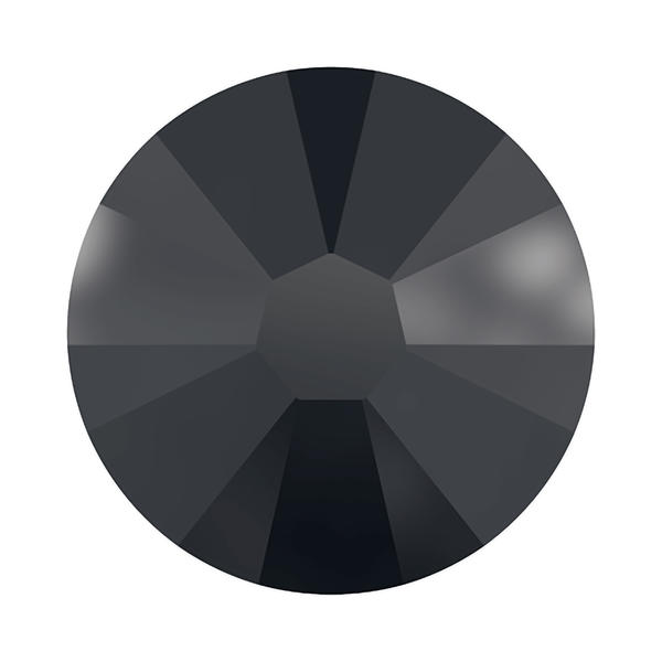 Swarovski Flatback Crystals 2058 ss 6 Jet Hematite Unfoiled