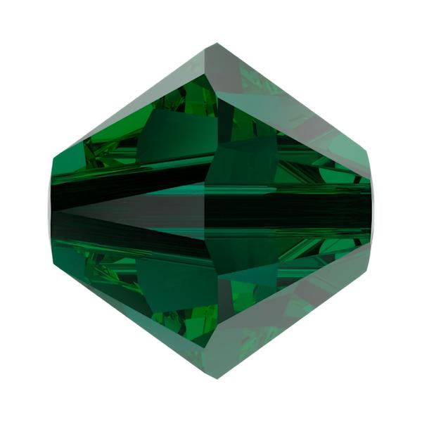 Swarovski Crystal Beads 5328 8 mm Medium Emerald