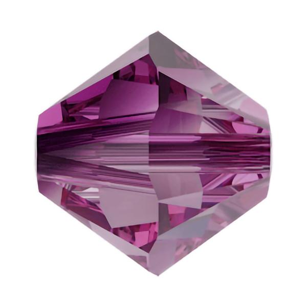 Swarovski Crystal Beads 5328 6 mm Amethyst Blend