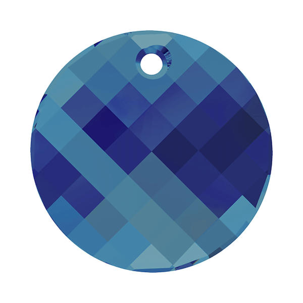 Swarovski Crystal Pendants 6621 18 mm Crystal Bermuda Blue P