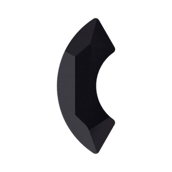 Swarovski Flatback Crystals 2037 8 mm Jet Unfoiled