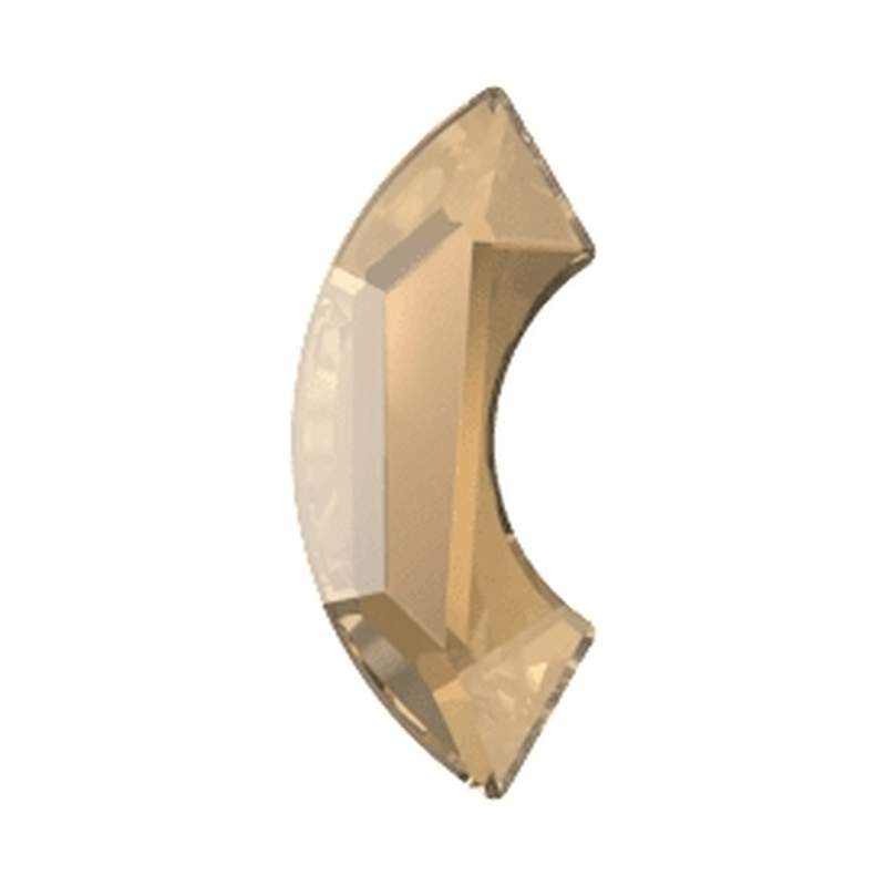 Swarovski Flatback Crystals 2037 14 mm Crystal Golden Shadow F