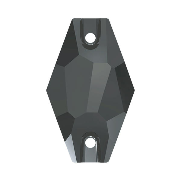 Swarovski Sew-on Crystals 3261 28 mm Jet Hematite