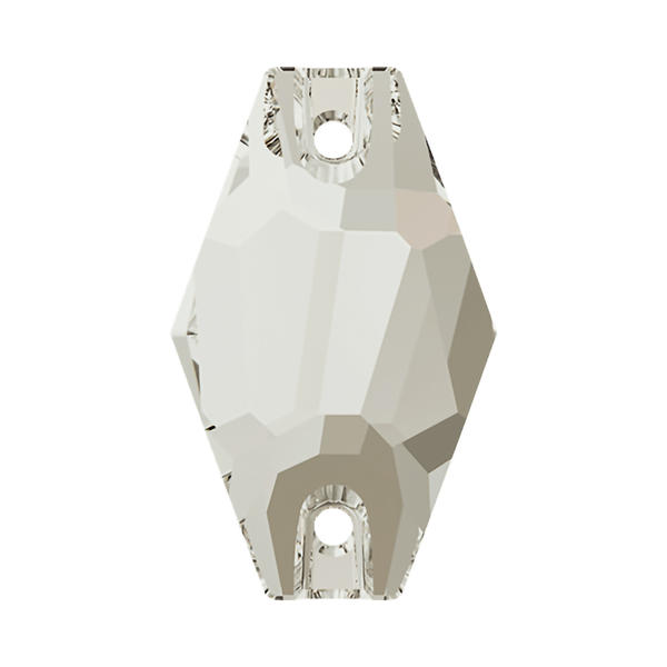 Swarovski Sew-on Crystals 3261 28 mm Crystal Silver Shade F