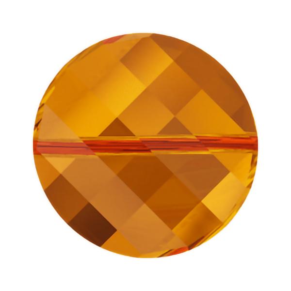 Swarovski Crystal Beads 5621 18 mm Topaz