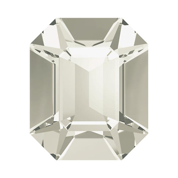 Swarovski Fancy Stones 4600 10 x 8 mm Crystal Silver Shade F