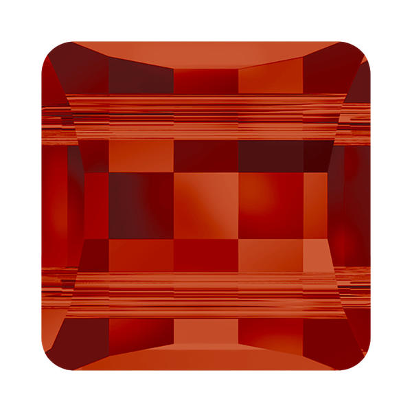 Swarovski Crystal Beads 5625 10 mm Crystal Red Magma