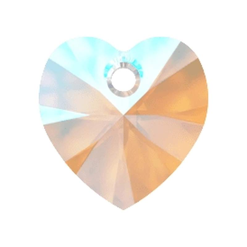 Swarovski Crystal Pendants 6228 10,3 x 10 mm Crystal Blue AB