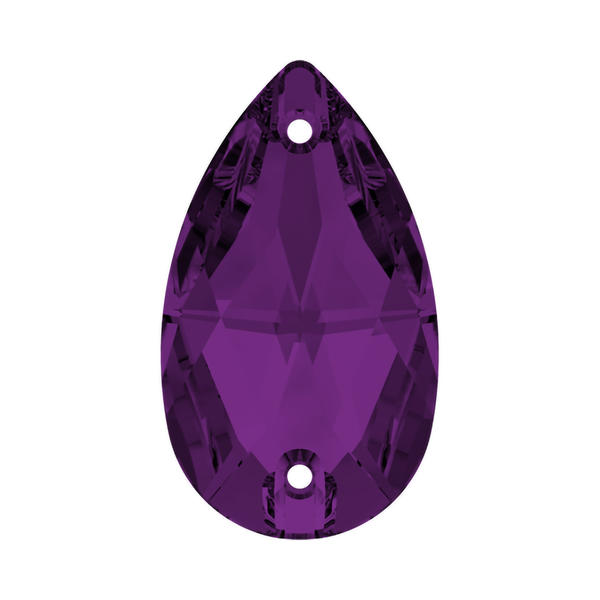 Swarovski Sew-on Crystals 3230 28 x 17 mm Amethyst F