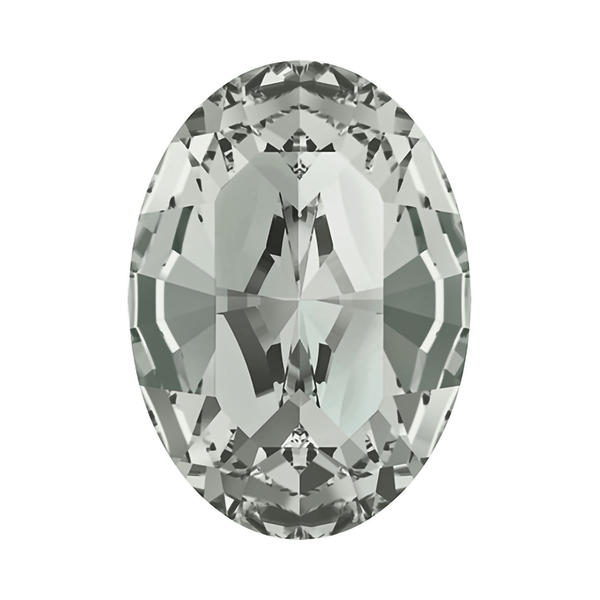 Swarovski Fancy Stones 4128 10 x 8 mm Black Diamond F