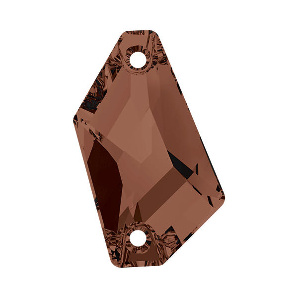 Swarovski Sew-on Crystals 3267 18 x 10 mm Smoked Topaz F