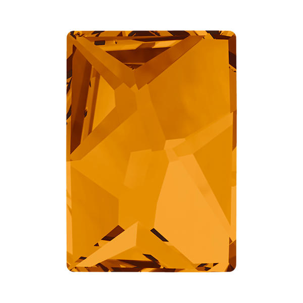 Swarovski Flatback Crystals 2520 14 x 10 mm Crystal Copper F