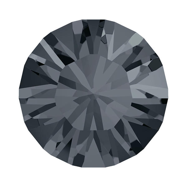 Swarovski Round Stones 1028 pp 11 Crystal Silver Night F