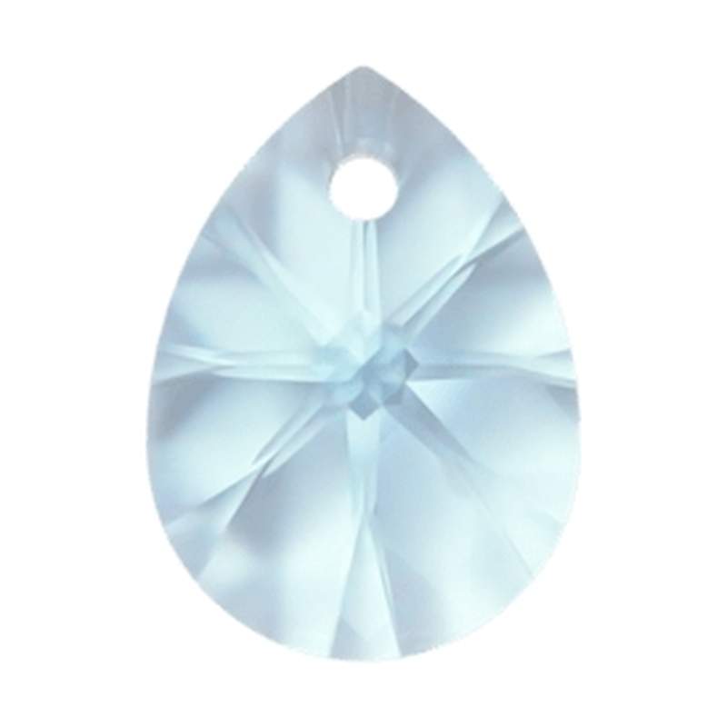 Swarovski Crystal Pendants 6128 10 mm Aquamarine