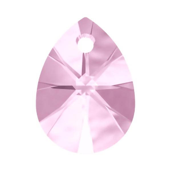 Swarovski Crystal Pendants 6128 8 mm Rosaline