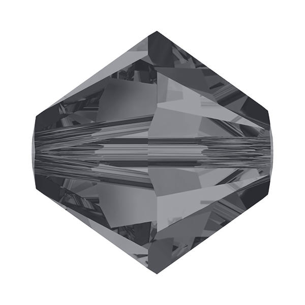 Swarovski Crystal Beads 5328 10 mm Crystal Silver Night