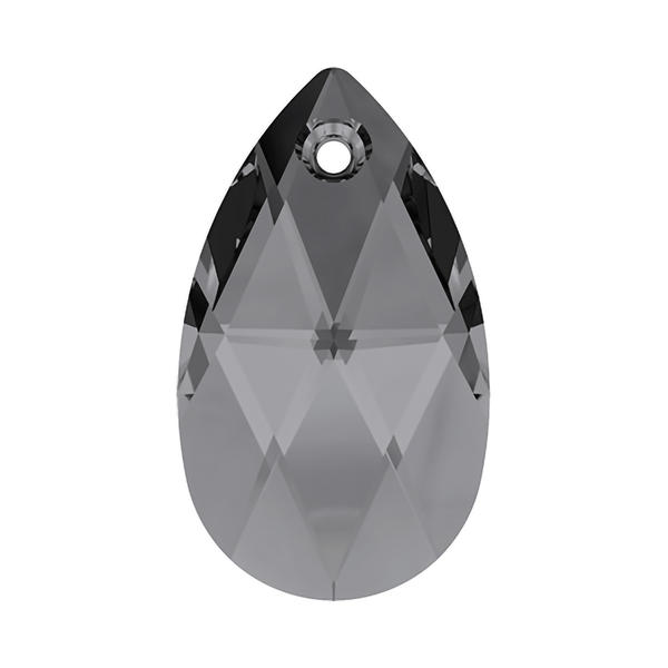 Swarovski Crystal Pendants 6106 22 mm Crystal Silver Night
