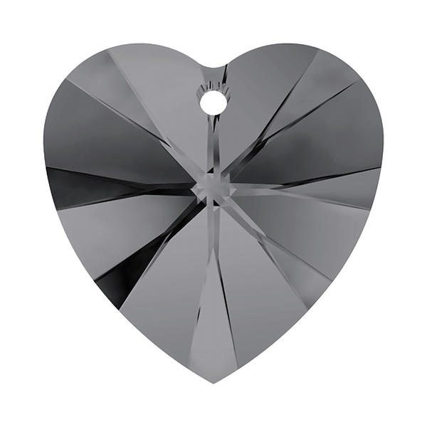 Swarovski Crystal Pendants 6228 28 mm Crystal Silver Night