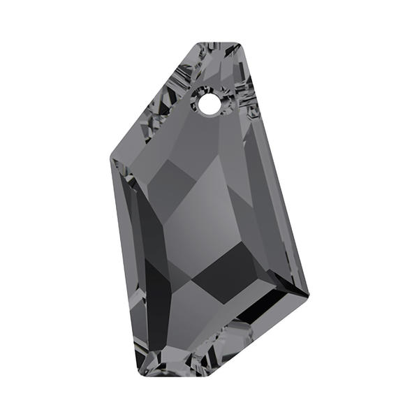 Swarovski Crystal Pendants 6670 24 mm Crystal Silver Night