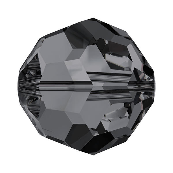 Swarovski Crystal Beads 5000 6 mm Crystal Silver Night