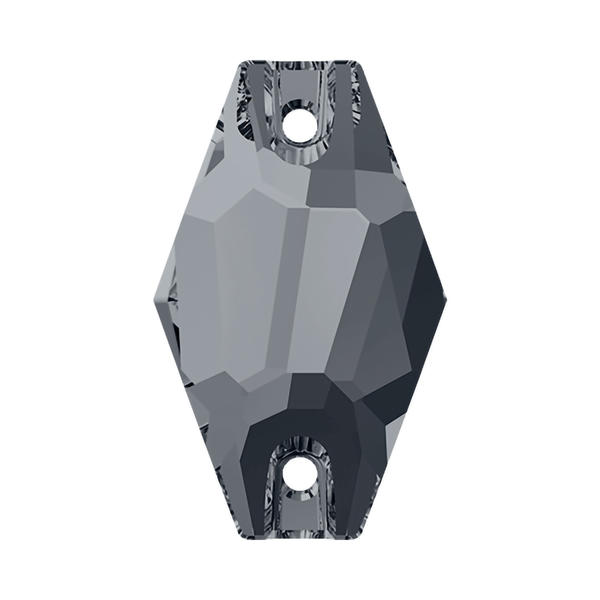 Swarovski Sew-on Crystals 3261 18 mm Crystal Silver Night F