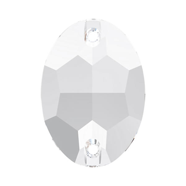 Swarovski Sew-on Crystals 3210 10 x 7 mm Crystal F