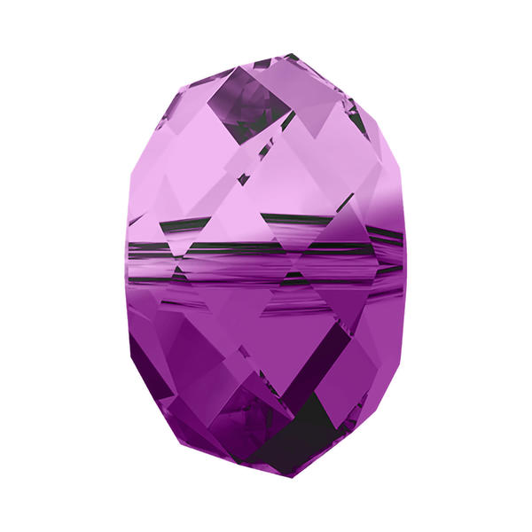 Swarovski Crystal Beads 5040 6 mm Amethyst Blend