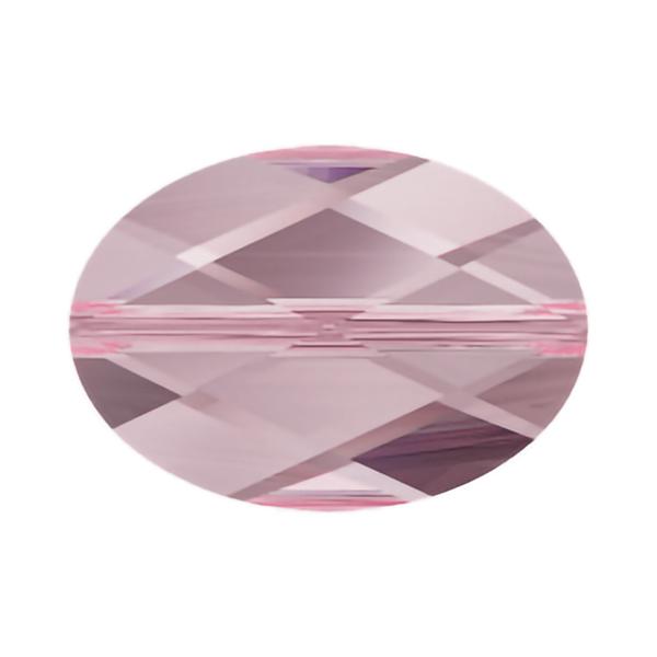 Swarovski Crystal Beads 5050 14 x 10 mm Light Rose