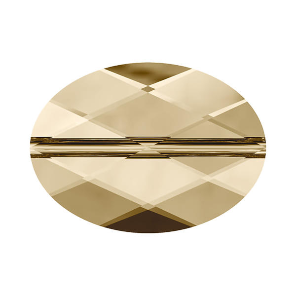 Swarovski Crystal Beads 5050 22 x 16 mm Crystal Golden Shadow