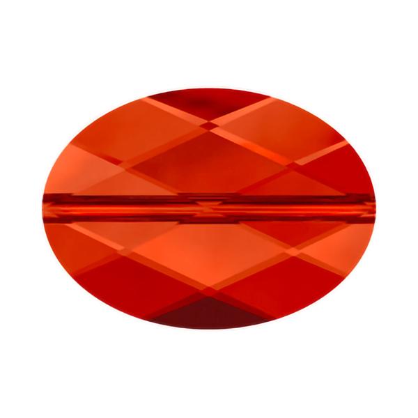 Swarovski Crystal Beads 5050 22 x 16 mm Crystal Red Magma